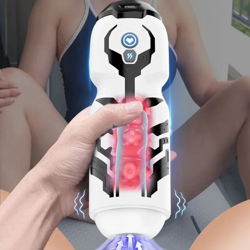 automatic sucking thrusting masturbator cup automatic sucking thrusting masturbator cup
