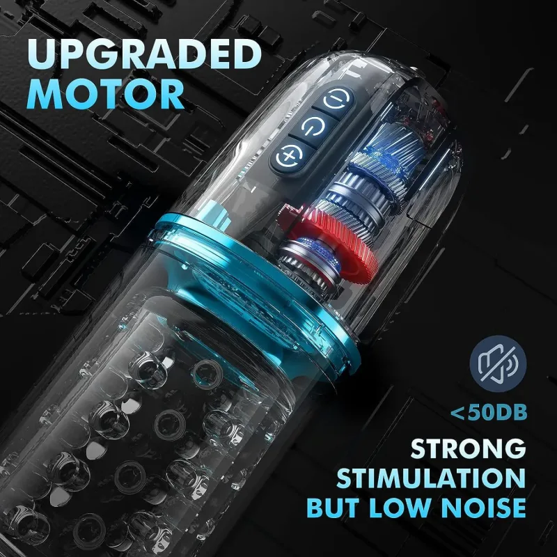 automatic male masturbator cup penis pump deep throat blowjob sucking sex machine 7 modes vibration pocket pussy men sex toys 18