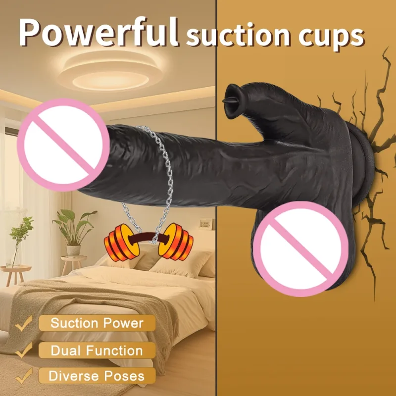 wiggling thrusting bluetooth rabbit vibrator dildo