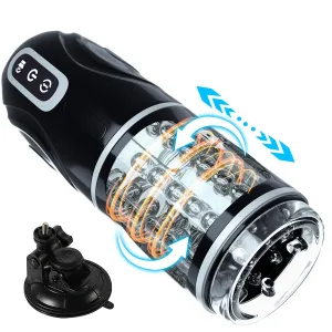 fully automatic retractable male masturbator