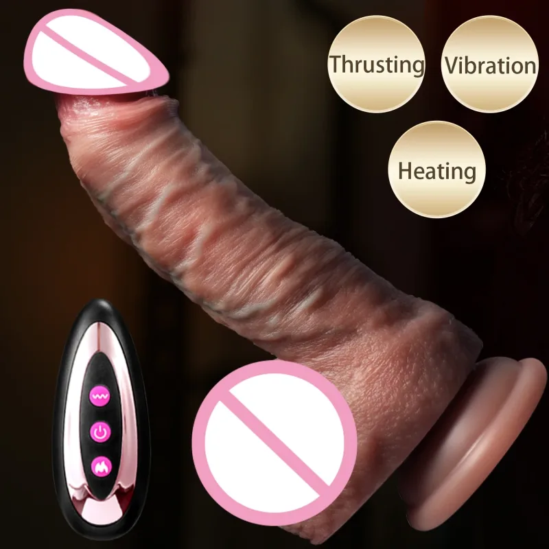 realistic thrusting dildo vibrator