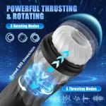 telescopic rotating male masturbator telescopic rotating male masturbator
