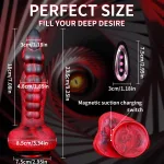 dragon thrusting dildo vibrator suction cup