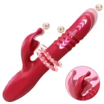 telescopic rabbit vibrator rotating