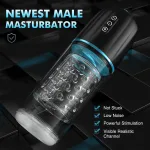 automatic male masturbator cup penis pump deep throat blowjob sucking sex machine 7 modes vibration pocket pussy men sex toys 18