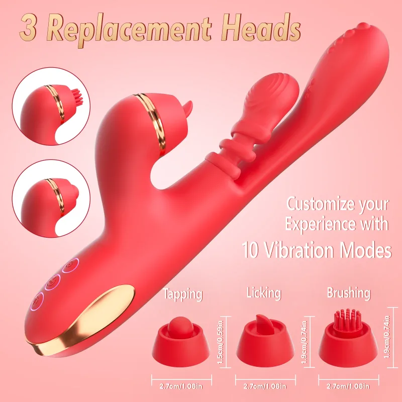 5 in 1 tapping thrusting dildo vibrator 5 in 1 tapping thrusting dildo vibrator