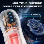 automatic sucking male masturbator toy