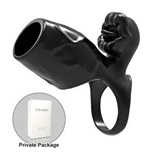 tongue licking cock ring vibrator