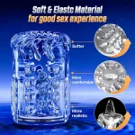 automatic sucking licking male masturbator 7 thrusting rotation lcd vacuum penis pump real pocket pussy stroker blowjob sex toys