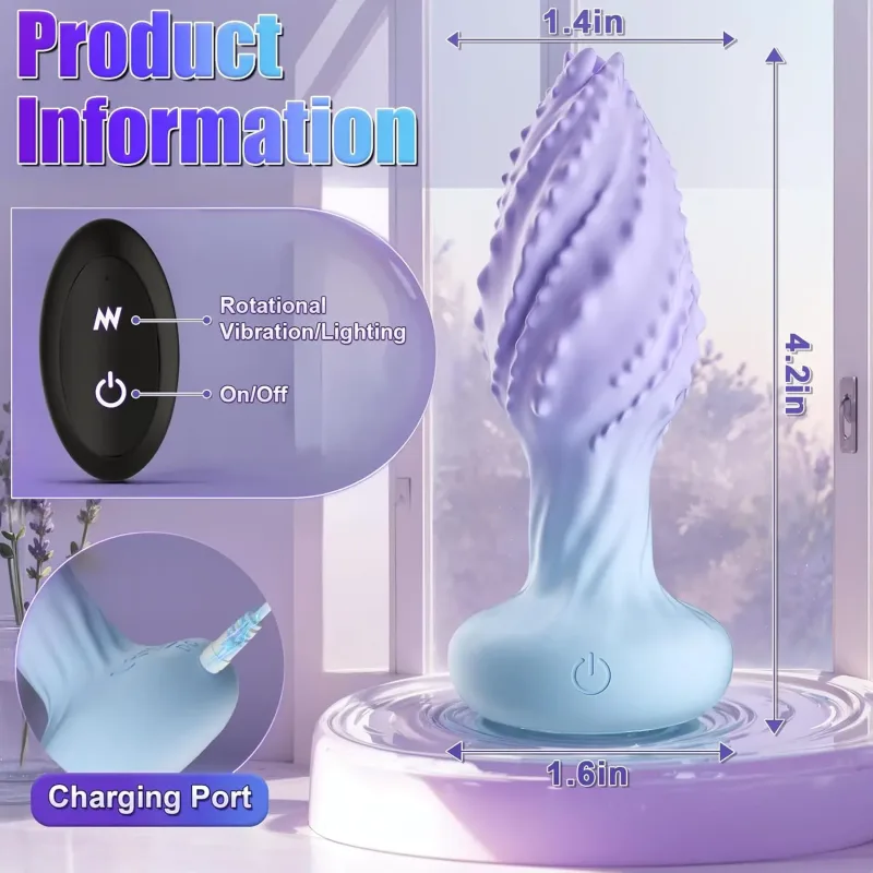 anal vibrator butt plug prostate massager