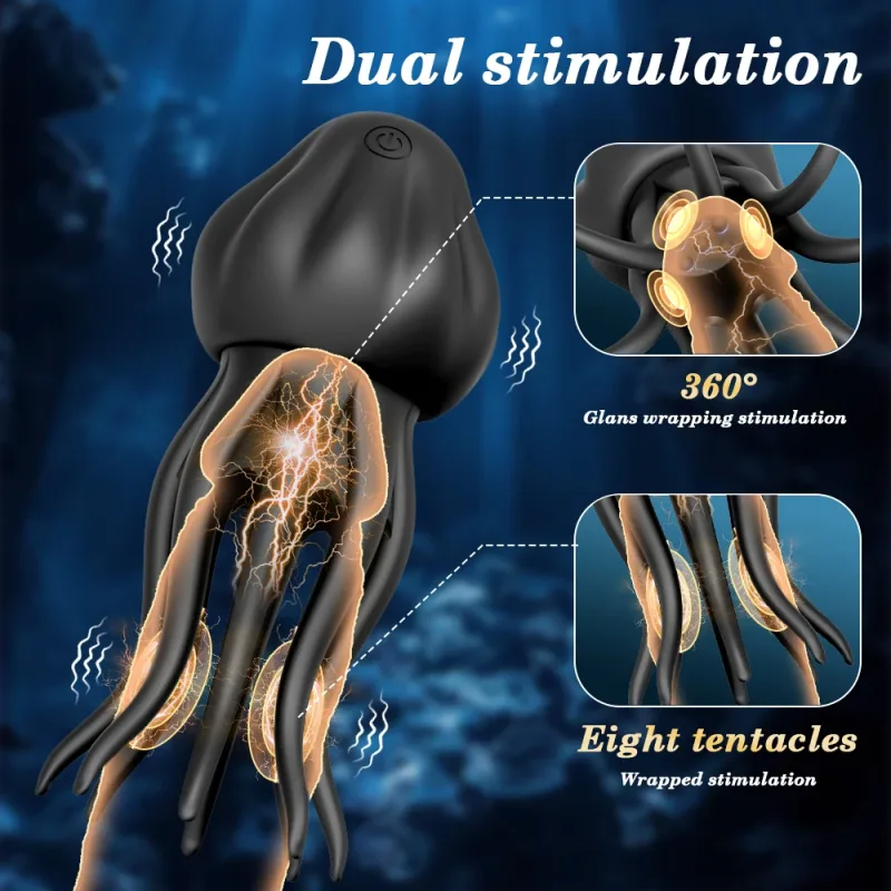 male masturbator penis glans vibrator trainer