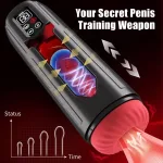 automatic male masturbator 9 modes heating stroker for men