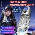 sucking vibrating penis pump masturbator