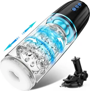 automatic male masturbator cup penis pump deep throat blowjob sucking sex machine 7 modes vibration pocket pussy men sex toys 18