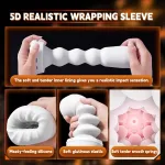 automatic sucking male masturbator cup