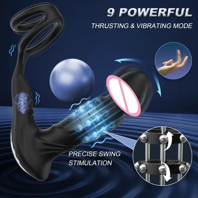 prostate massager penis ring