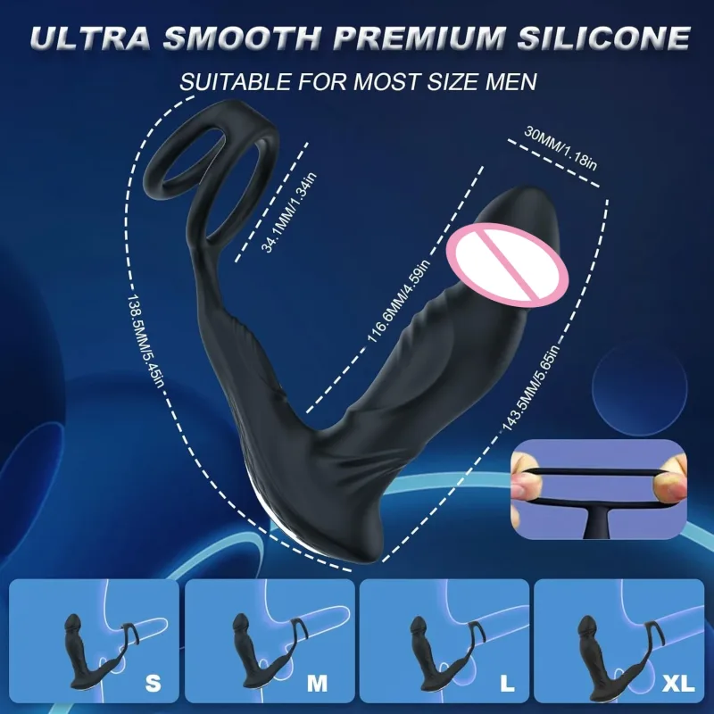 prostate massager penis ring