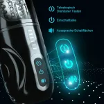 fully automatic retractable male masturbator