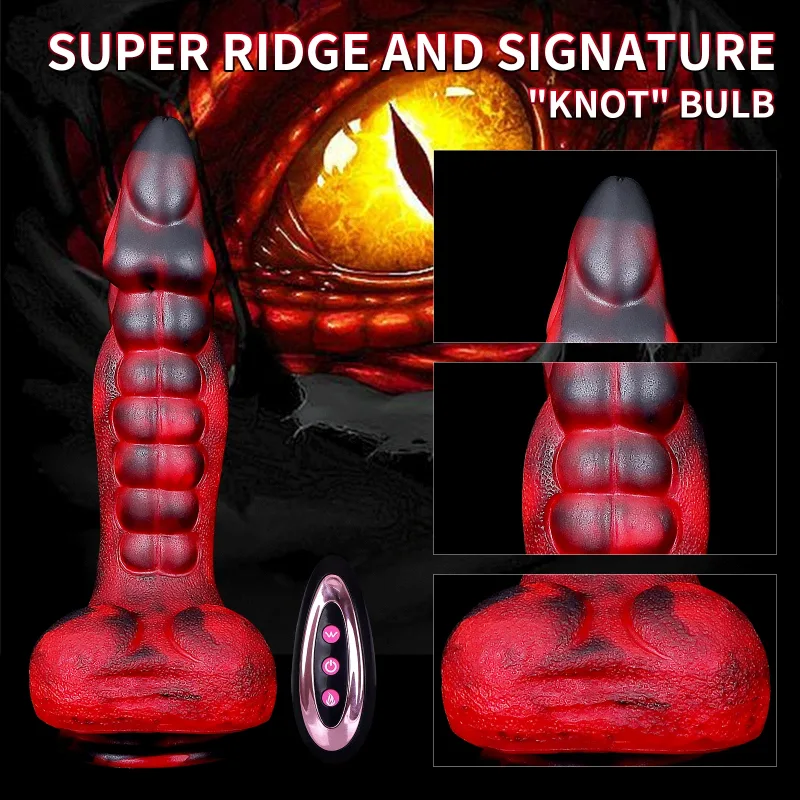 dragon thrusting dildo vibrator suction cup
