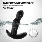 360 rotating vibrator prostate massager anal plug