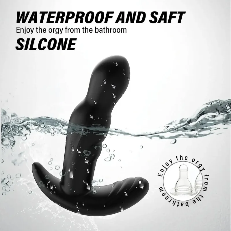 360 rotating vibrator prostate massager anal plug