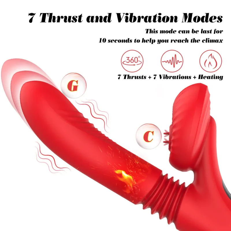 heating thrusting vibrator