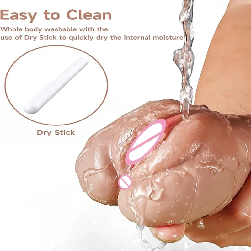 3 in 1 male masturbator deep throat pussy