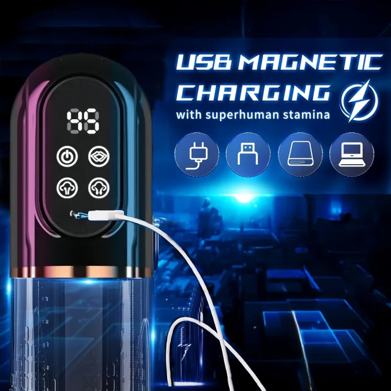 male penis massager ice fire suction