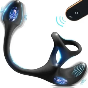 prostate massager vibrating cock ring