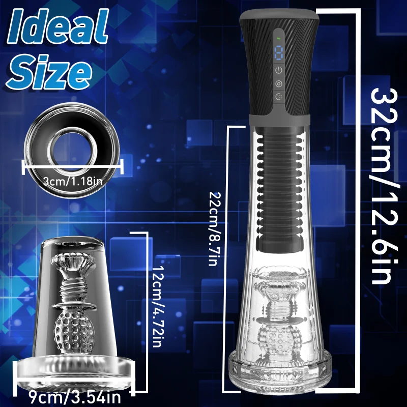 3 in 1 male massager vibration suction masturbator