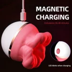 rose sucking vibrator tongue licking