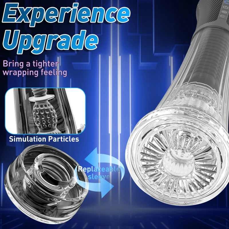 3 in 1 male massager vibration suction masturbator