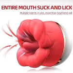 rose sucking vibrator tongue licking