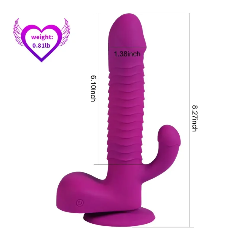 360 degree rotating thrusting vibrator remote