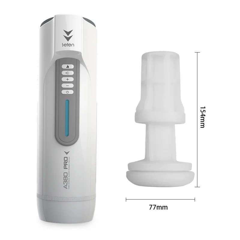 retractable heatable male masturbator cup