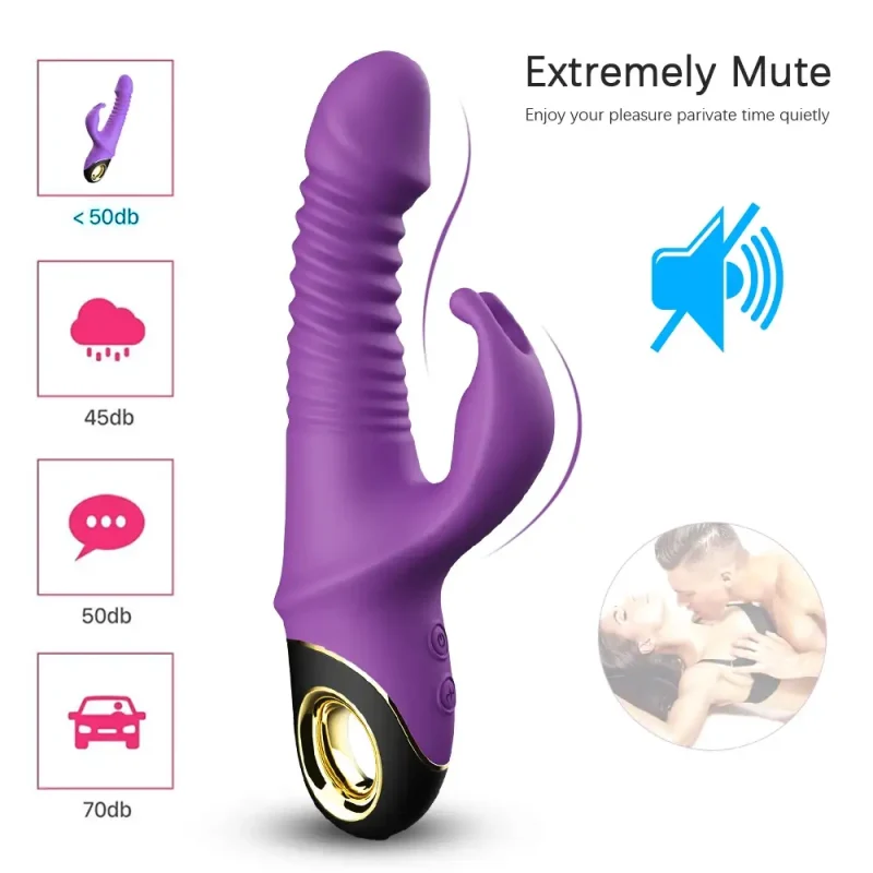 automatic thrusting rabbit vibrator