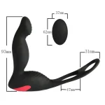 prostate massager vibrator remote cock ring