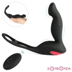 prostate massager vibrator remote cock ring
