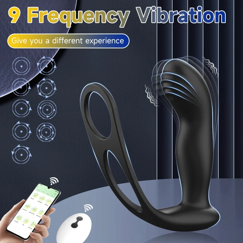 bluetooth app prostate massager vibrator
