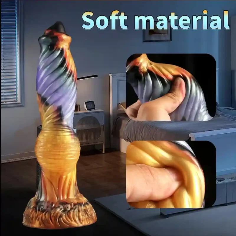 thrusting monster dragon dildo remote