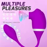 2 in 1 clitoris sucking vibrator licking egg 2 in 1 clitoris sucking vibrator licking egg