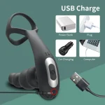 wireless control male prostate massager vibrator 360°rotate anal plugs penis ring butt plug vibrator sex toy for men masturbator