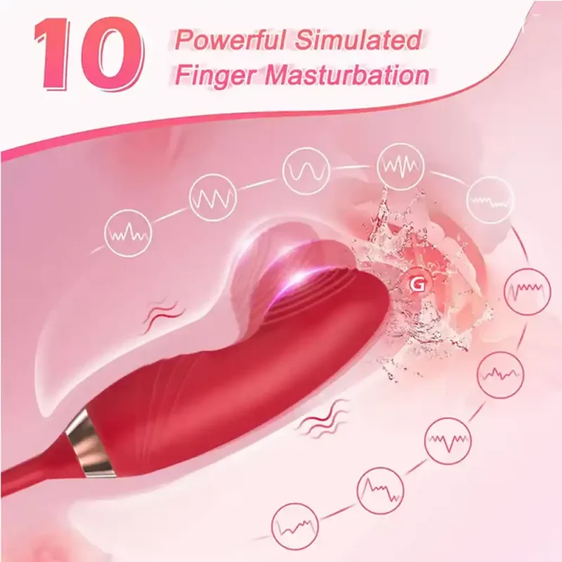 licking vibrator for women clitoral nipple stimulator massager swing wiggle dildo 2 in 1 sex toy for women adult sex products