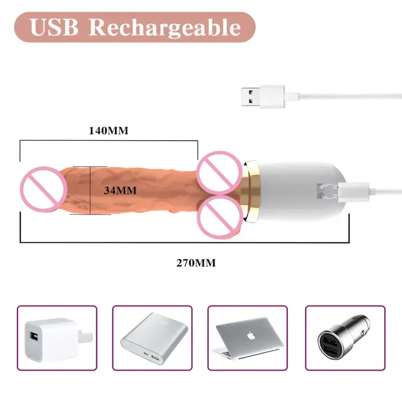 thrusting dildo sex machine women remote