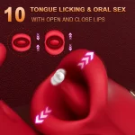 2 in 1 tongue licking vibrator for women 2 in 1 tongue licking vibrator for women