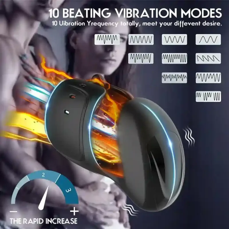 glans vibrator male masturbator delay trainer