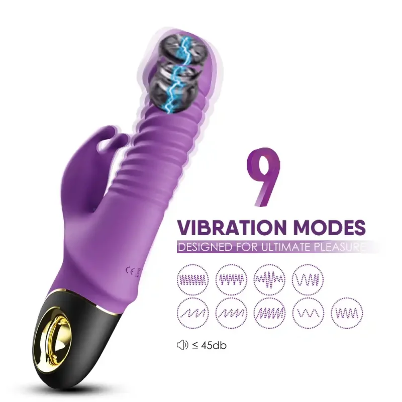 thrusting rotating rabbit vibrator gspot clit thrusting rotating rabbit vibrator gspot clit