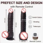 big suction telescopic dildo vibrator