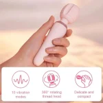 pink magic wand mini vibrator powerful