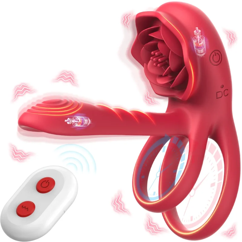 wireless remote cockring vibrator couples